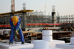 Masdar City under construction