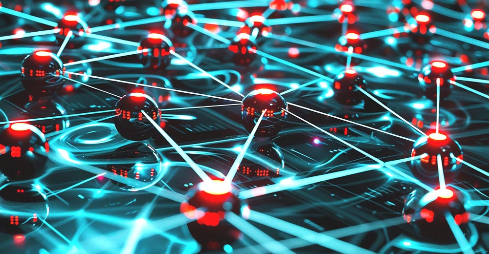 network of connected nodes for brute force botnet attack