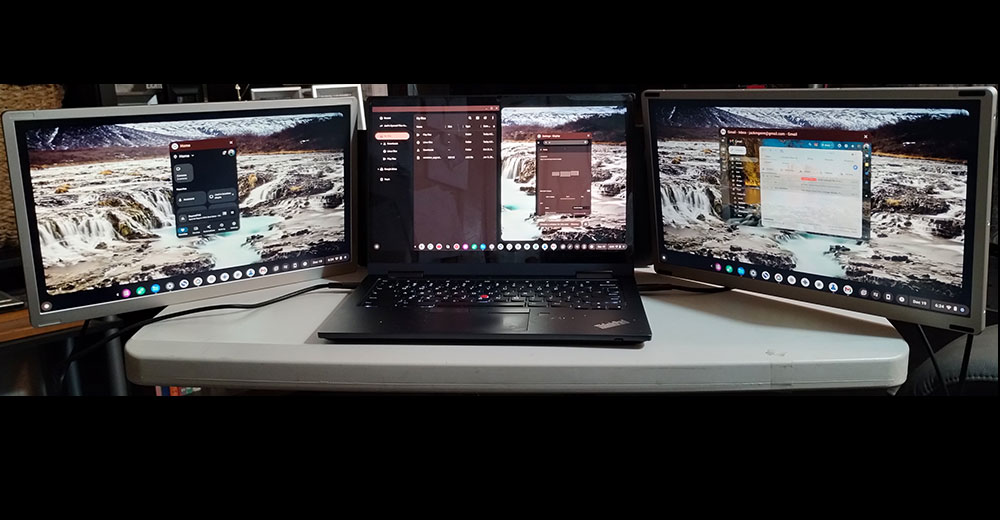 Cevaton Laptop Triple Screen Extender