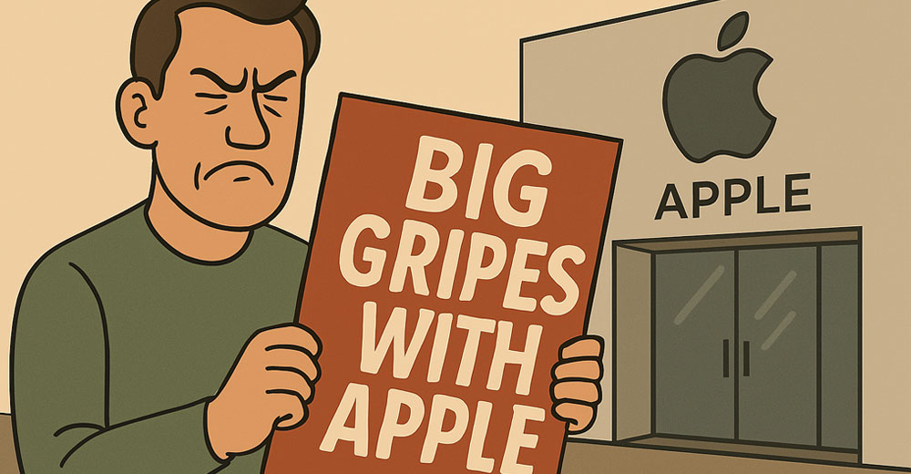 big gripes with Apple