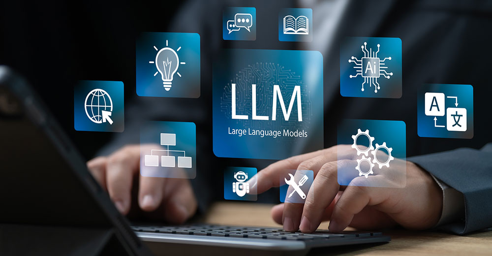 An IT user interacts with generative AI tools, raising enterprise concerns over unsanctioned LLM use.