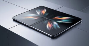 Book-style foldable smartphone