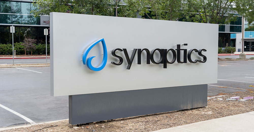 Synaptics office building signage, San Jose, Calif.