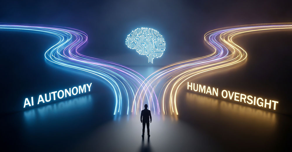 As AI systems gain autonomy, the challenge is ensuring human oversight keeps pace.