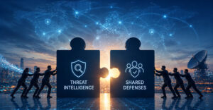 Telecom companies collaborate on shared cyber defense and real-time threat intelligence to protect critical communications infrastructure.