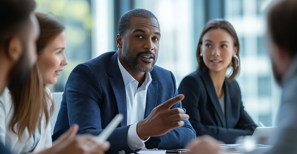 business meeting to improve productivity